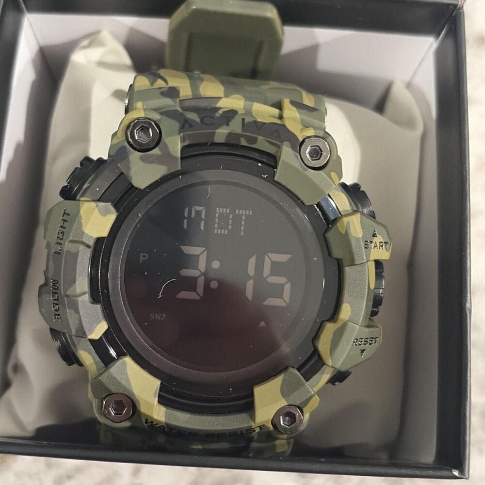 Activa Headstrike X Invicta Digital Men’s Watch 56mm Camouflage, ACW1968-001